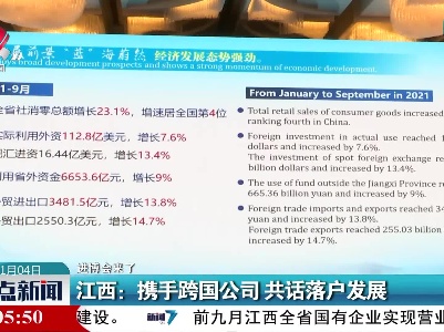 江西：携手跨国公司 共话落户发展