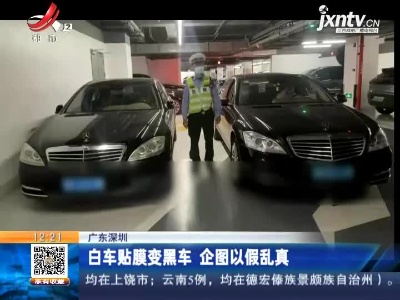 广东深圳：“真假奔驰”当场对决 交警揪出“假李逵”