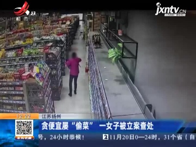 江苏扬州：贪便宜屡“偷菜” 一女子被立案查处