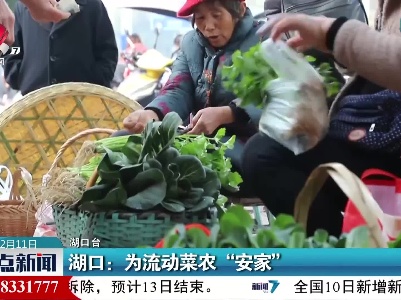 湖口：为流动菜农“安家”