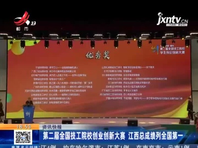 第二届全国技工院校创业创新大赛 江西总成绩列全国第一