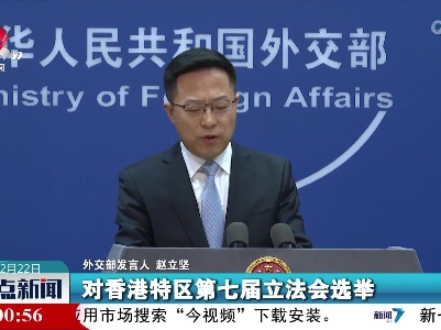 外交部：有关国家应立即停止以任何形式插手干预香港事务、干涉中国内政