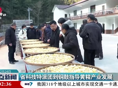 省科技特派团到铜鼓指导黄精产业发展