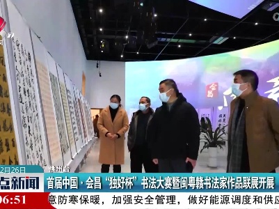 首届中国·会昌“独好杯”书法大赛暨闽粤赣书法家作品联展开展