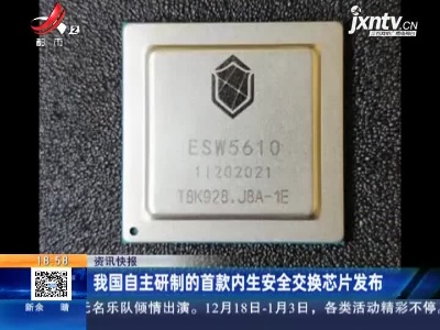 我国自主研制的首款内生安全交换芯片发布
