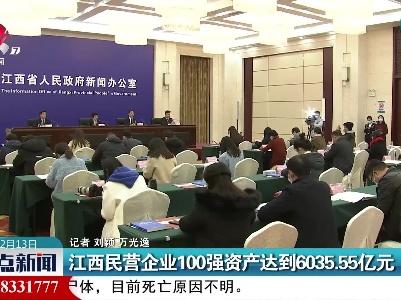 江西民营企业100强资产达到6035.55亿元