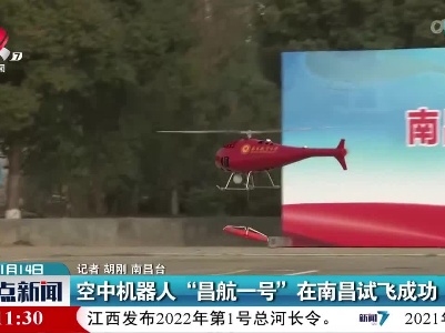 空中机器人“昌航一号”在南昌试飞成功