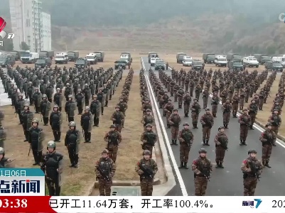 武警江西总队：多兵种同步开训 掀起新年度训练热潮