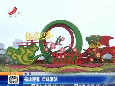 南昌：福虎迎春 年味渐浓