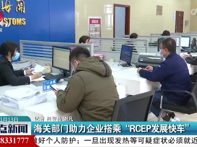 海关部门助力企业搭乘“RCEP发展快车”
