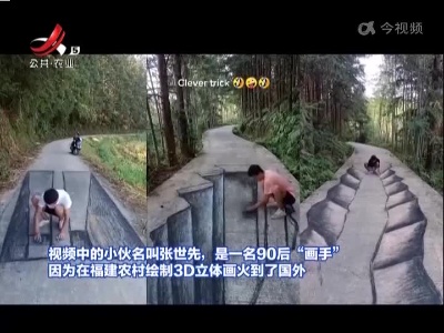 让老外看入迷的乡村立体彩绘