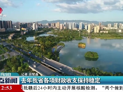 去年江西省各项财政收支保持稳定