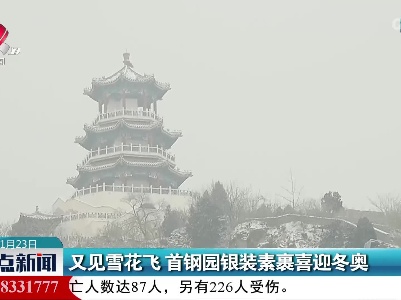 又见雪花飞 首钢园银装素裹喜迎冬奥