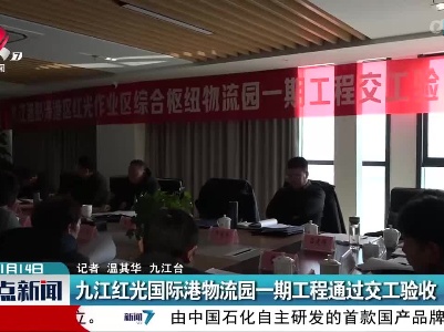 九江红光国际港物流园一期工程通过交工验收