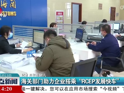 海关部门助力企业搭乘“RCEP发展快车”