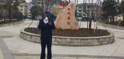 江西上饶：消防走街串巷送“安全”