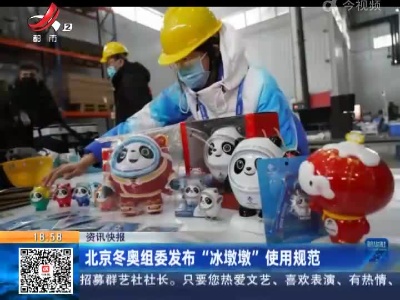北京冬奥组委发布“冰墩墩”使用规范