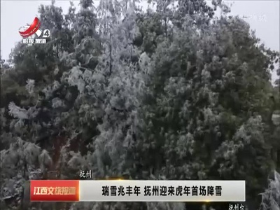 瑞雪兆丰年 抚州迎来虎年首场降雪