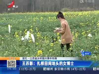 【面孔·江西省乡村振兴青年先锋】王苏影：扎根田间地头的女博士