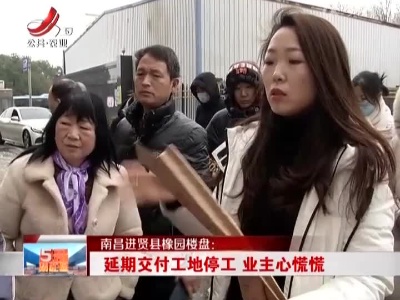 南昌进贤县橡园楼盘：延期交付工地停工 业主心慌慌