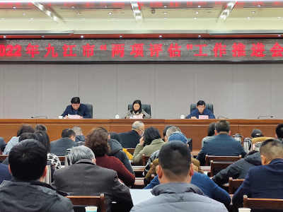 九江市召开2022年“两项评估”工作推进会