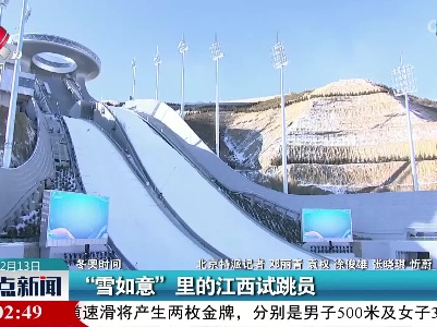 【冬奥时间】“雪如意”里的江西试跳员