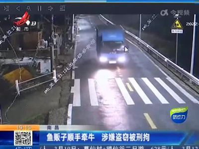南昌：鱼贩子顺手牵牛 涉嫌盗窃被刑拘