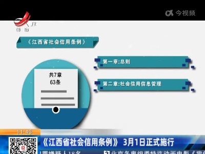 《江西省社会信用条例》3月1日正式施行