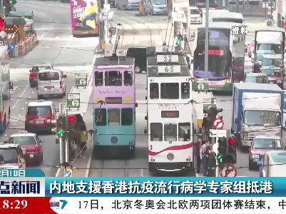 内地支援香港抗疫流行病学专家组抵港