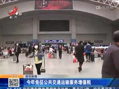今年免征公共交通运输服务增值税