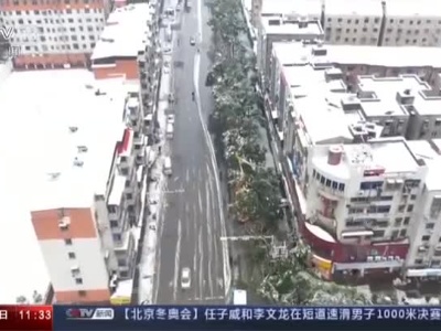 江西九江：低温雨雪冰冻来袭 多部门保障居民生活