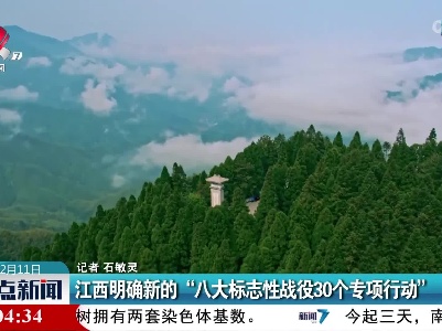江西明确新的“八大标志性战役30个专项行动”