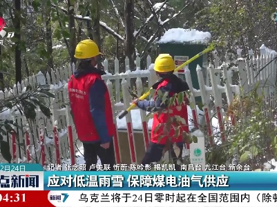 应对低温雨雪 保障煤电油气供应