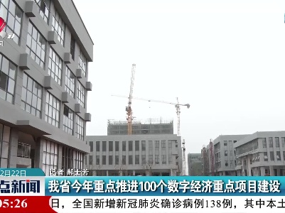 我省今年重点推进100个数字经济重点项目建设