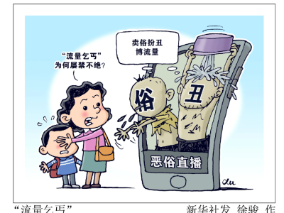 热评丨打击“流量乞丐” 维护网络生态