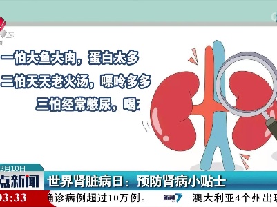 世界肾脏病日：预防肾病小贴士