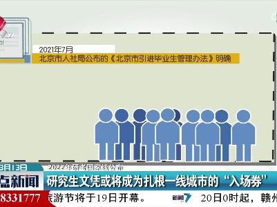 2022年研考国家线公布：研究生文凭或将成为扎根一线城市的“入场券”