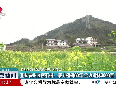 宜春袁州区密石村：接力植树60年 合力造林3000亩