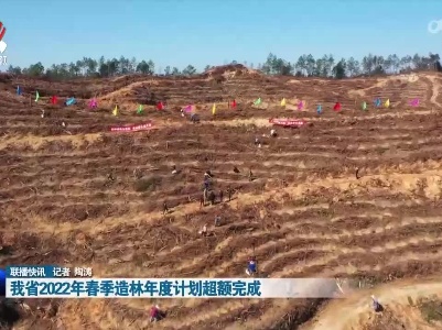 我省2022年春季造林年度计划超额完成