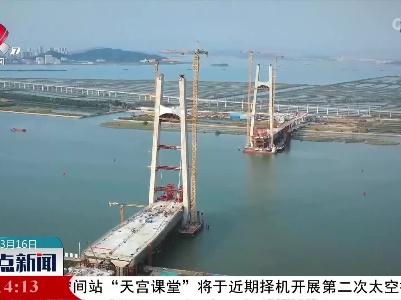 粤港澳大湾区重点项目红莲大桥完成首批斜拉索索力调整