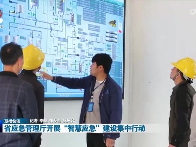 省应急管理厅开展“智慧应急”建设集中行动