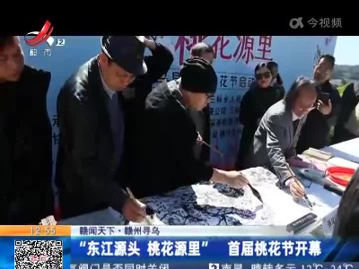 【赣闻天下】赣州寻乌：“东江源头 桃花源里”首届桃花节开幕