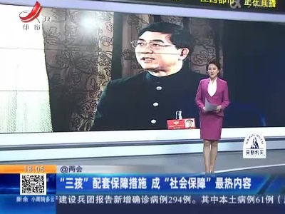 【@两会】“三孩”配套保障措施 成“社会保障”最热内容