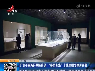 上海：汇集王安石行书等珍品“盛世芳华”上博受赠文物展开幕