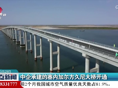 中企承建的塞内加尔方久尼大桥开通