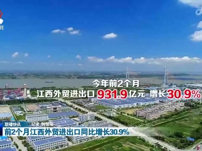 前2个月江西外贸进出口同比增长30.9%