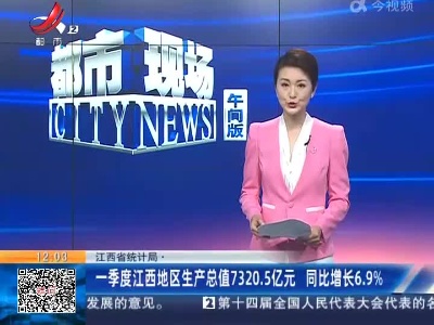 江西省统计局：一季度江西地区生产总值7320.5亿元 同比增长6.9%