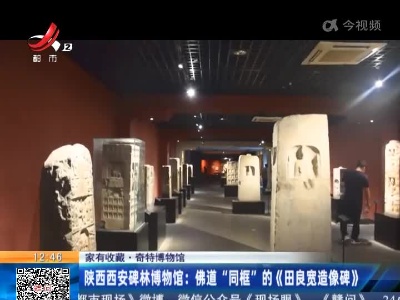 【家有收藏·奇特博物馆】陕西西安碑林博物馆：佛道“同框”的《田良宽造像碑》