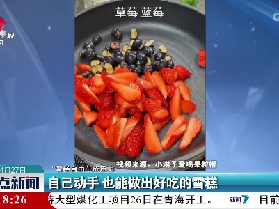 【“雪糕自由”成压力】自己动手 也能做出好吃的雪糕