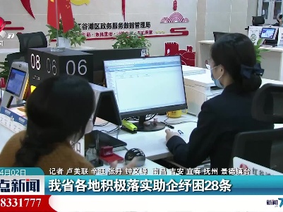 我省各地积极落实助企纾困28条